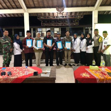 Rapat Pleno Terbuka Rekapitulasi Daftar Pemilih Hasil Perbaikan DPS Tingkat Kalurahan Wonolelo